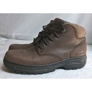 Columbia Mens 7.5 Pinedale Chukka Boots Brown Leather Streetwear Work